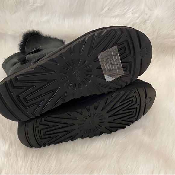 UGG Bailey Button Boots Black 5 - Picture 5 of 14